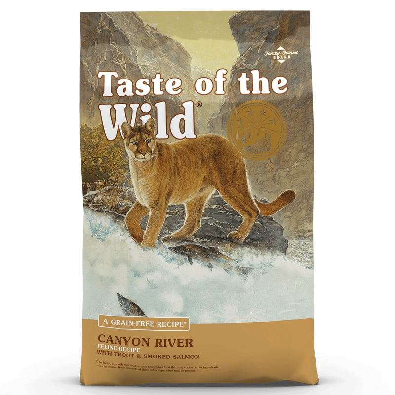 Taste Of The Wild - Canyon River Feline Recipe With Trout & Smoked Salmon, Cat and Kitten food