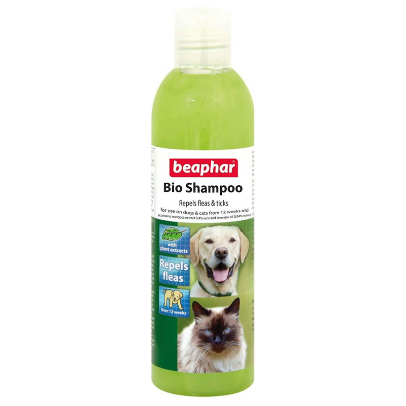 Beaphar - Bio Shampoo - Repels Fleas & Ticks - for Dogs and Cats, 250 ml