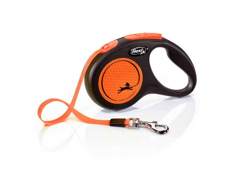 Flexi - New Neon Tape Leash For Dogs - S, M, L