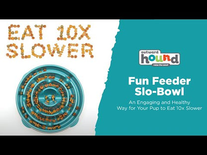 Outward Hound - Fun Feeder Slo-Bowl Tiny (15.5 x 14 x 3cm)