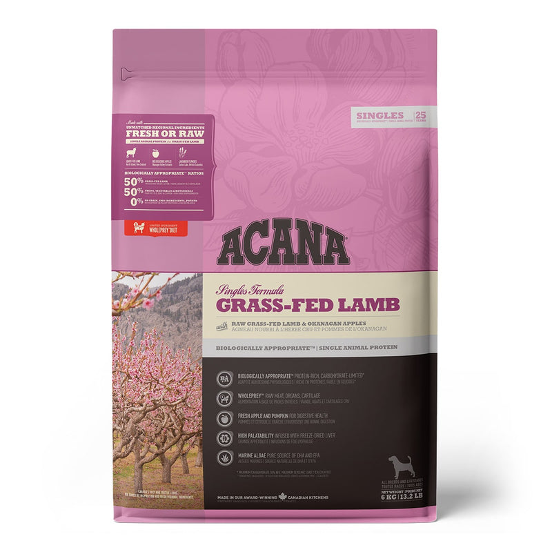 Acana grass-fed lamb dry dog food