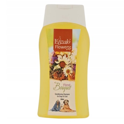 Lozalo - Flowers Floral Bouquet Shampoo for dogs and cats, 200 ml