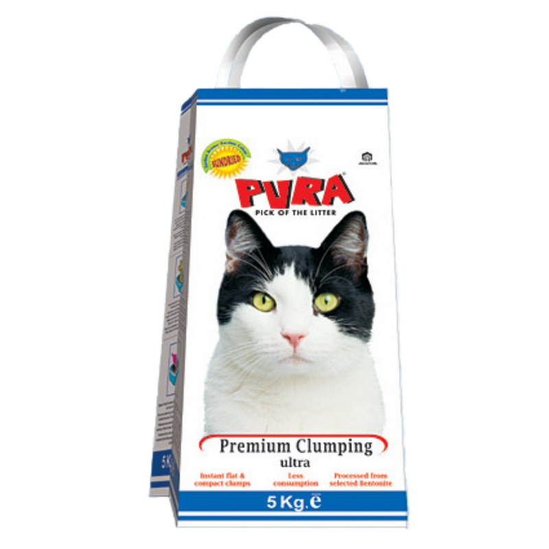 Pura - Premium Clumping ultra - Cat Litter - 5kg
