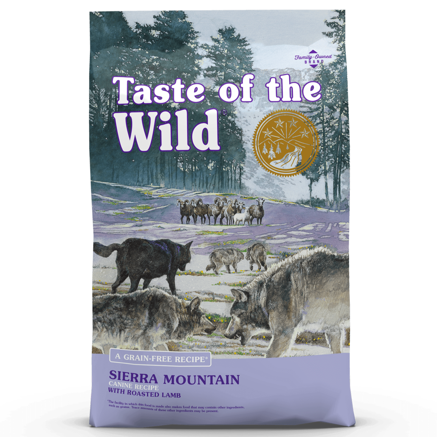 Taste Of The Wild - Sierra Mountain Canine Recipe With Roasted Lamb, all lifestages