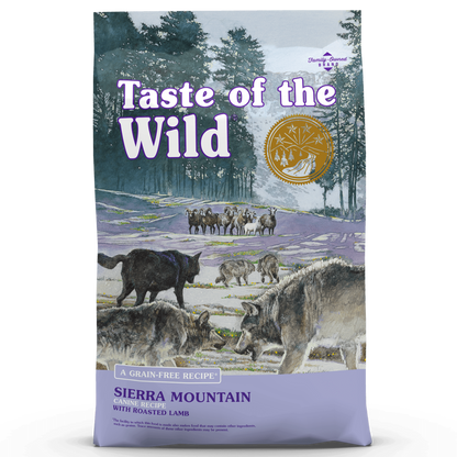 Taste Of The Wild - Sierra Mountain Canine Recipe With Roasted Lamb, all lifestages