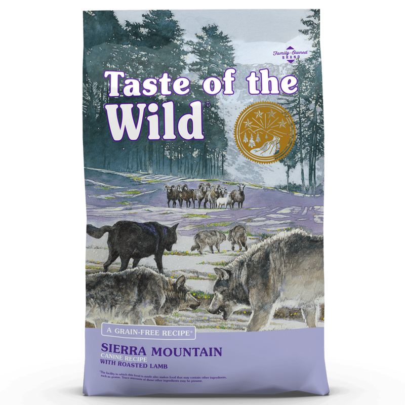 Taste Of The Wild - Sierra Mountain Canine Recipe With Roasted Lamb, all lifestages